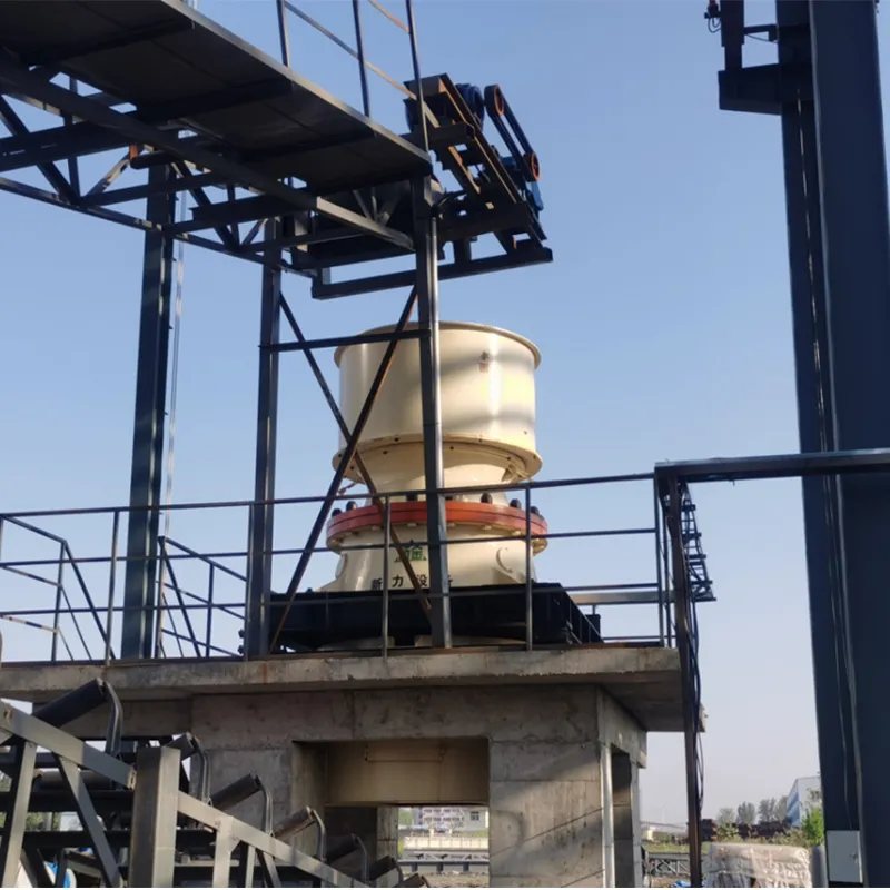 Одновальная гидравлическая конусная дробилка (2)